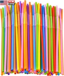 100PCS Flexible Plastic Straws, Colorful Disposable Bendy Party Fancy STRAWS12.8 New. Price: $16.40.