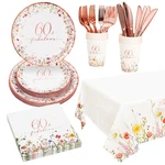 Crisky 60TH Birthday Plates And Napkins Fabulous Disposable Paper Tablewar... New. Price: $43.24.