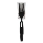 Dixie Smartstock Wrapped Heavy-weight Cutlery Refill, Fork, Black, 960/CARTON New. Price: $61.96.