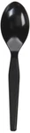 Genuine Joe Heavy Weight Black Plastic Spoons - 1000 Count Bulk New. Price: $40.05.