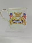 Aynsley Tea Cup, American Flag, George Washington, Bone China, Made England Used. Price: $15.15.