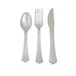 Plastic Set Fork Spoons Knives Party Wedding Disposable Silverware Sale New. Price: $9.49.