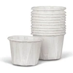 Medline Disposable Paper Souffle Cups - 1 Oz. 250/SLEEVE. White. Tightly Rolled New. Price: $39.89.