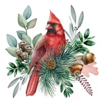 Decoupage Art Craft Napkins-cocktail Size 5"X5" Red Cardinal, Evergreen, Floral New. Price: $11.59.