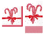 Boston International Candy Cane Paper Napkins Guest Towel Bundle Of 2 New. Price: $19.99.