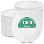 1000 Pack 6 Inch Paper Plates Uncoated, Disposable Dessert Bulk Cat Fo... New. Price: $42.47.