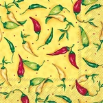Boston International Ihr Paper, X 5", Peppers Cocktail Napkin New. Price: $15.99.