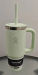Hydro Flask Travel Tumbler With Handle, Lid Straw - 24 Ounces, Aloe New. Price: $39.00.