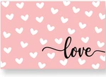 50 Pcs Valentine's Day Paper Placemats Disposable Heart Pink New. Price: $21.05.