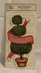 Hester And Cook Table Accent Placement Cards Set Of 12 Topiary Garden Christmas New. Price: $15.00.
