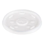 Plastic Straw-slot Lids, Fits 12 24 Oz Foam Cups, Translucent, 1000/CARTON New. Price: $44.24.