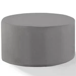 Pemberly Row Round Vinyl Polyester Fabric Patio Coffee Table Cover Gray New. Price: $37.99.