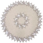 Natural Linen Decorative Lace Doily 33 Inches Round Neutral Earth Tones Beige New. Price: $32.39.