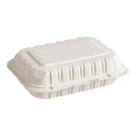 9"X6" Eco Friendly Microwavable , Food Containers With Clamshell Hinged Lid: 4 P New. Price: $9.49.