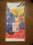 Vintage 1985 Go Bots Paper Cover Tablecloth Robot Birthday Party Tonka New. Price: $8.99.
