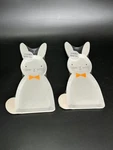 24 Meri Bunny Rabbit Shaped Paper Plates Easter New. Price: $12.99.