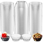 Clear Mini Plastic Bowls - (bulk 100 Pack) 6 Oz Disposable Premium Hard Plast... New. Price: $24.15.
