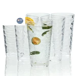 Zainca 20-OUNCE Plastic Tumblers, Acrylic Drinking Glasses 22OZ, Clear New. Price: $31.45.