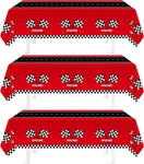 Childom 3PCS Racing Car Plastic Tablecloth, Race Birthday Party Decorations, 54' New. Price: $15.73.