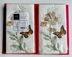 Lenox Rare 3-PLY Paper Guest Towels Dinner Napkins 16+12 Butterfly Cr Gibson New. Price: $19.99.