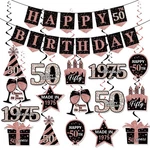 Korhonen Birthday Decorations For Women, 1975 BLACKPINK-50TH New. Price: $20.31.