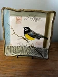 Susan Winget Natures Garden Bird Certified International Square Plate New. Price: $10.88.