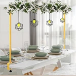 Wedding Party Balloon Arch Stand - Adjustable Gold Decor Kit New. Price: $51.99.