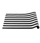 Bonjour Disposable Black & White Table Runner 16X120 Pack Of New. Price: $8.00.