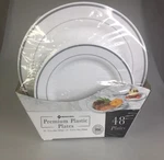 Premium Heavyweight (48) Plastic Plates Members Mark 10.25 Dinner & 7.5 Salad New. Price: $10.99.