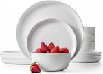 Lefonte Dinnerware Sets, Fine Porcelain Plates And Bowls New. Price: $50.39.