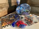Monster Truck Birthday Party Decor 10 Guest Backdrop Plates & Cupcake Top New. Price: $19.90.