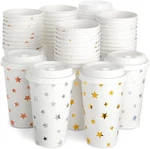 Blue Panda 48-PACK Insulated Disposable Paper Coffee Cups With Lids 16 Oz... New. Price: $39.08.