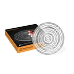 Nachtmann Ethnos 12.59"D SET-2 Crystal Glass Plates Dinnerware New. Price: $59.95.