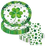 Fatlbsev 50PCS St.patricks Oval Paper Plates And Napkins Sets Large, Colorful New. Price: $23.23.