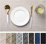Lexmore Set Of Vinyl/plastic Woven 4PCS, A-beige White New. Price: $14.52.