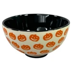 Tag Pumpkin Jack-o-lantern Cereal Bowl Small Orange Black Halloween Decor Used. Price: $14.98.
