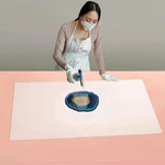 Miidqua Silicone Mat Non-stick, Reusable & Heat 36" X 24" Translucent, 1 New. Price: $33.71.