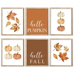 Jarthenaamcs 6PCS Fall Wall Prints Autumn Pumpkin Maple Leaf Poster P... New. Price: $22.10.
