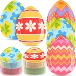 100 Pcs Easter Paper Plates Bulk 7.4 X 5.8 Inch Egg Shaped Disposable ... New. Price: $26.43.