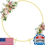 Wokceer 6.6FT Round Circle Backdrop Stand Balloon Arch Metal Frame Party Decor New. Price: $66.30.