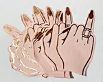 Bachelorette Party Ring Finger Napkins - 20 + Xo Wedding Marriage Wife To Be Open. Price: $13.50.