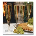 Tablemate 2719066 Plastic Champagne Glasses, 5 Oz, Clear, 10/PACK New. Price: $25.56.