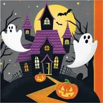Halloween Haunted House Lunch Napkins Paper 10 Packs 160 Total New. Price: $29.99.