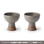 Kwangjuyo Dam Oriental Gray Bead Sound Drinking Cup Dessert Bowl 2P Set Soju New. Price: $65.15.