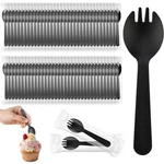 200 Pcs Mini Plastic Disposable Individually Wrapped Sporks... New. Price: $21.45.