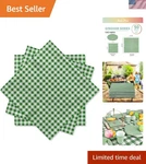 Disposable Napkins Paper, Green Plaid For Saint Patrick's Day Party 3-PLY, Pa... New. Price: $23.85.