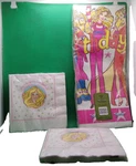 Barbie Mattel Hallmark Napkins Tablecloth Vintage Nos New. Price: $22.00.
