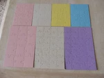 Plain Paper Puzzle Hobby Decoration Assembly 8 Different Color And Size New. Price: $6.00.