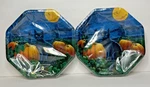 Halloween Black Cat Moon Paper Dessert Plate American Greetings Lot Of 2 Used. Price: $11.99.