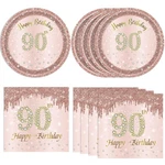 40PCS 90TH Birthday Decorations For Women Rose Gold 1936 Year Theme Bi... New. Price: $16.55.